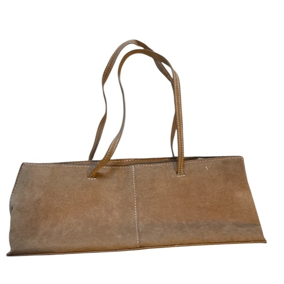 Bundle of 4 items Knit Scarf, leather gloves, hat and bag. - Picture 6 of 12